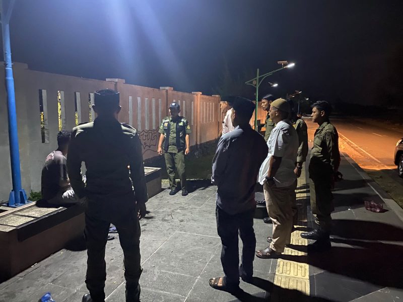 Camat Meuraxa Pimpin Patroli Malam di Jalur Ulee Lheue–Gampong Jawa