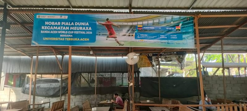 Kecamatan Meuraxa Ramaikan Piala Dunia 2026 Lewat Nobar